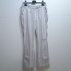 Caroll striped pants white gray blue size 38